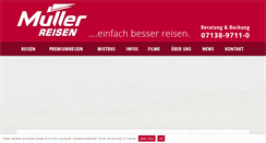 Desktop Screenshot of mueller-reisen.com
